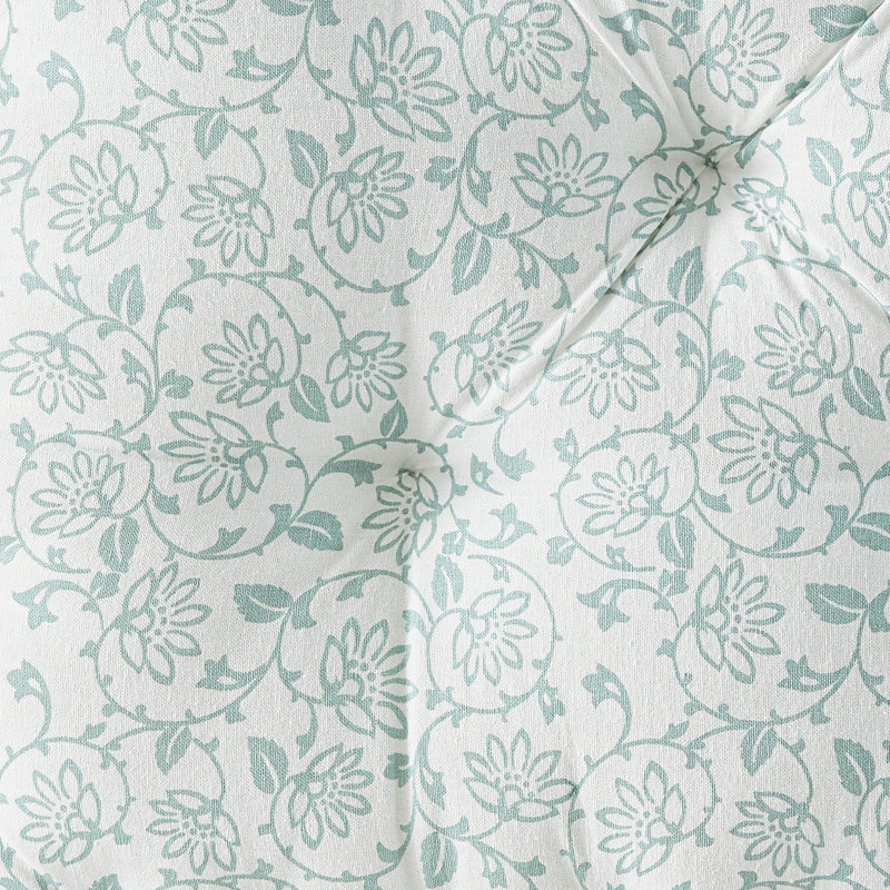 Peri Home Vine Floral 24In X 24In Floor Cushion, Blue