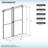 66-72" Width x 76" Height Frameless Double Sliding Shower Door with Stainless Steel Hardware, 5/16"(8mm) Clear Tempered Glass | Safe, Explosion-Resistant-120568264