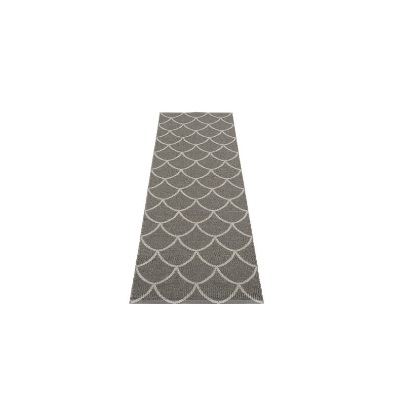 Rug KOTTE Charcoal 2.25 x 7.5 ft, Runner 2'4" x 7'6"