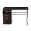Bureau d'ordinateur avec beaucoup de rangement
