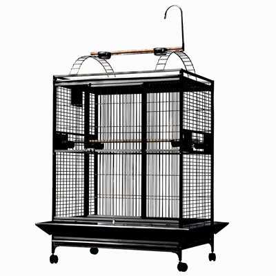 XXX Large Play Top Bird Cage Black