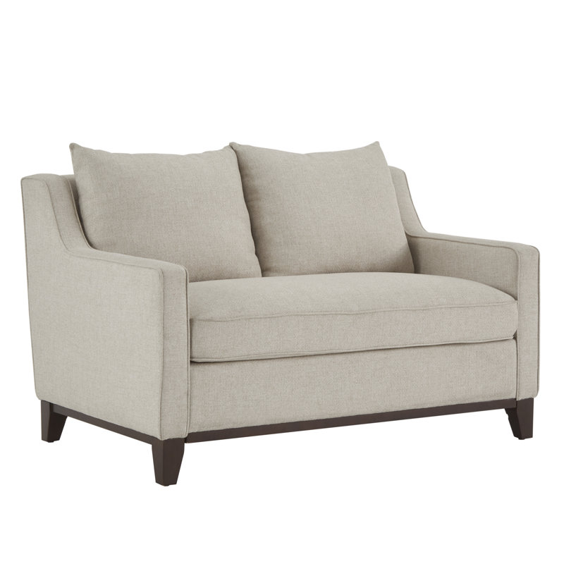 Causeuse à accoudoirs carrés avec coussins réversibles 51,5 po Tranard