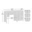 Bureau d'ordinateur, finition GRIS CLAIR
