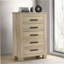 Commode 5 tiroirs en chêne