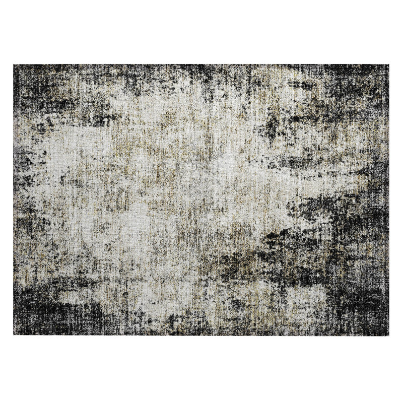 Aleighna Area Rug with Non-Slip Backing, Rectangle 1'8" x 2'6"