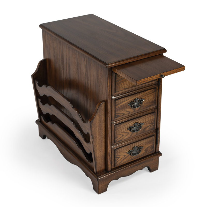 Gregory Side Table, Vintage Oak