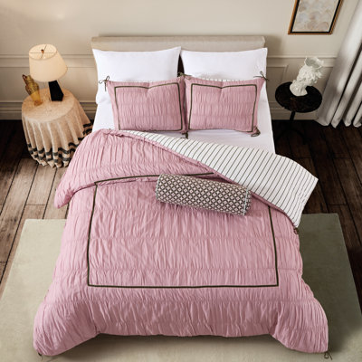 Ruched Hotel Comforter Set