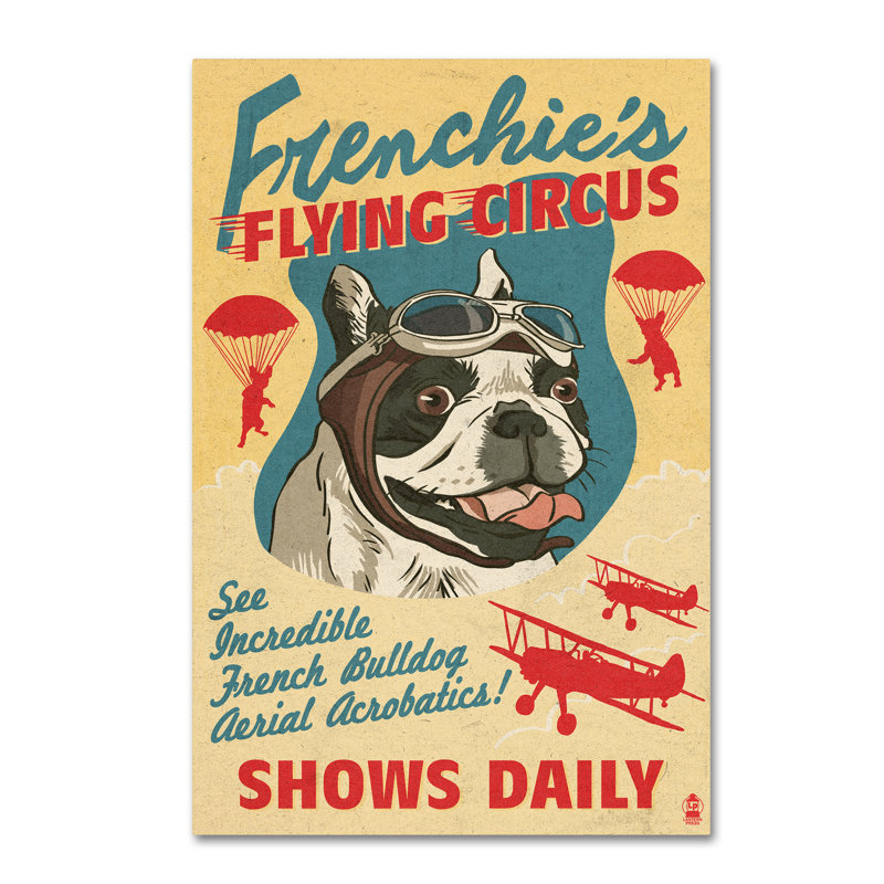 «Dogs 1» par Lantern Press - publicité sur toile, H 19 po x l 12 po x P 2 po
