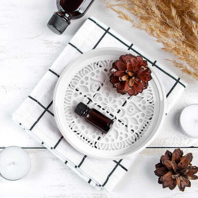 12" Round Decorative Tray