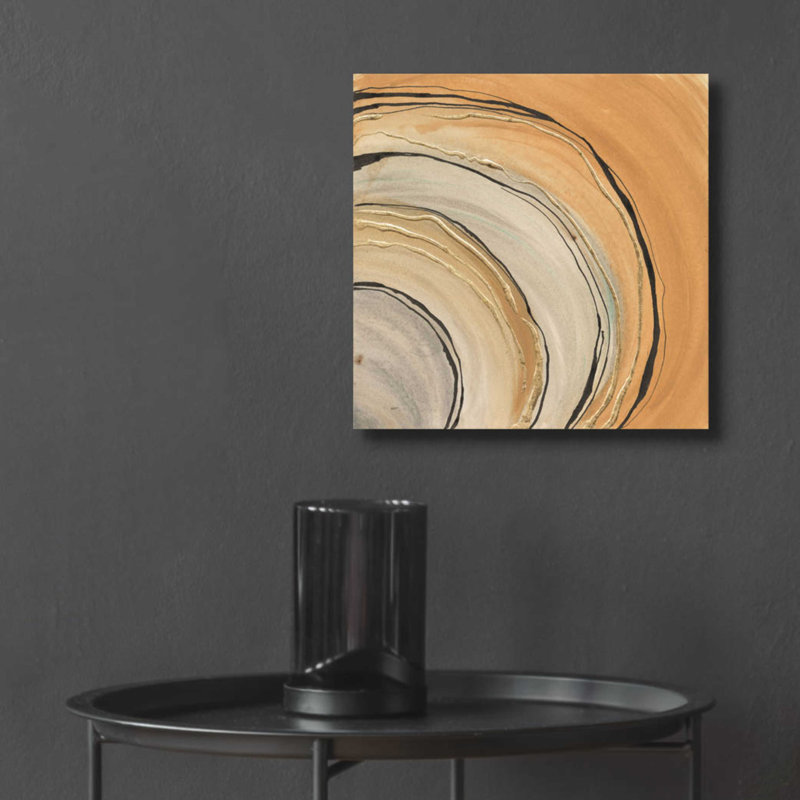 «Gilded Rings» par Chris Paschke, H 12 po x l 12 po x P 0,13 po