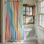 Rideau de douche 1 pièce Vibrant Watercolors-947755437