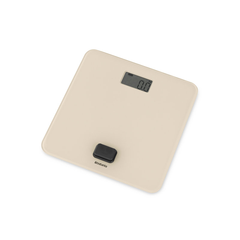 Brabantia Renew Battery Free Bathroom Scale, Soft Beige