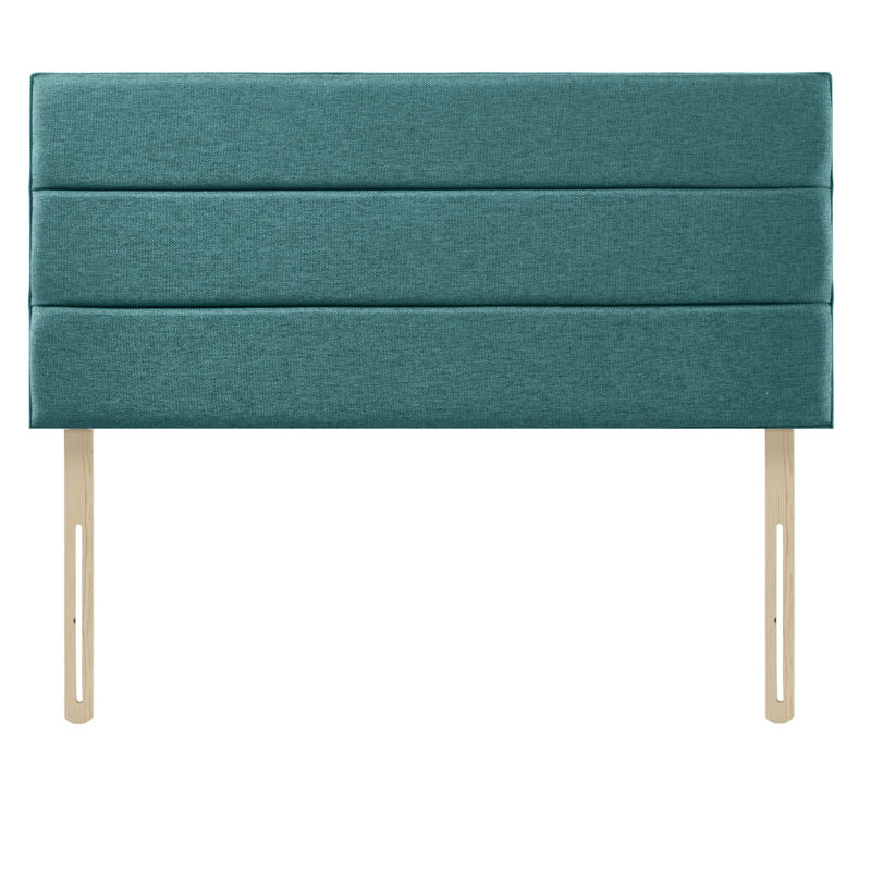 Eri Upholstered Headboard, Teal, Small Double (4')
