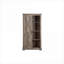 Cabinets, armoire de rangement grande porte de grange de ferme avec tablettes réglables, 39,37 x 15,75 x 74,4 po, gris délavé | Rustique / Lodge | Cuisine