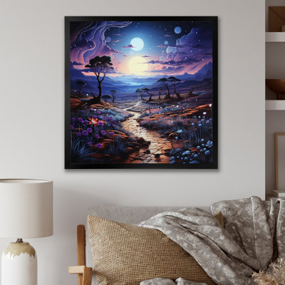 Desert Twilight Oasis II - Landscapes Canvas Print