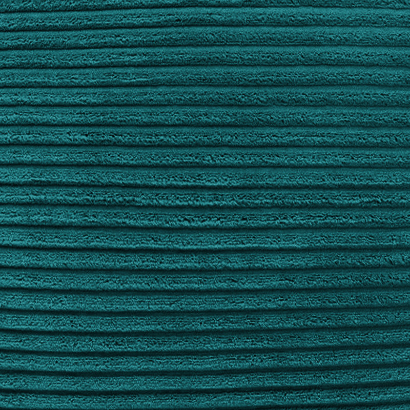 Striped Square Euro Cushion Cover, Teal