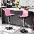 360° Swivel Counter Height Bar Stools, Faux Leather Adjustable Bar Chairs For Kitchen Or Home Bar-1984431839-1984431831