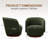 Caysey Boucle Swivel Accent Chair-122505452