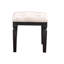 Luxurious Majestic Classic Vanity Set W Stool 3- Storage Drawers 1Pc Bedroom Furniture Set Tri-Fold Mirror