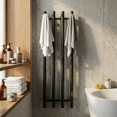 Electric Heated Towel Warmer Rack Wall Mounted Towel Rack