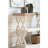 35.5" X 14" 32" Console Table Shelf Tray, Distressed White & Natural Wood, Stylish And Practical Home Storage 35.5"X14"X32" Tray Shelf, Office