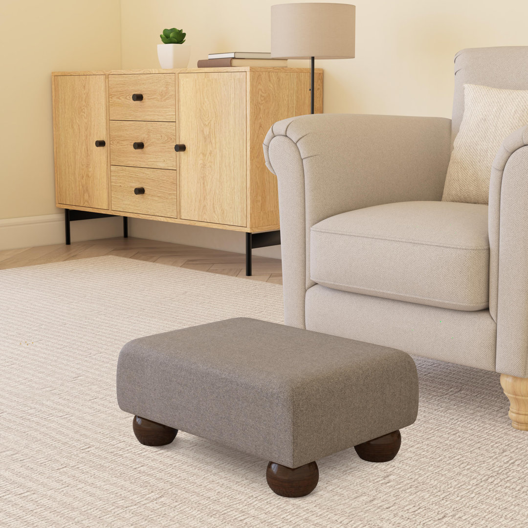 Autryville Wood Bun Feet - Fabric