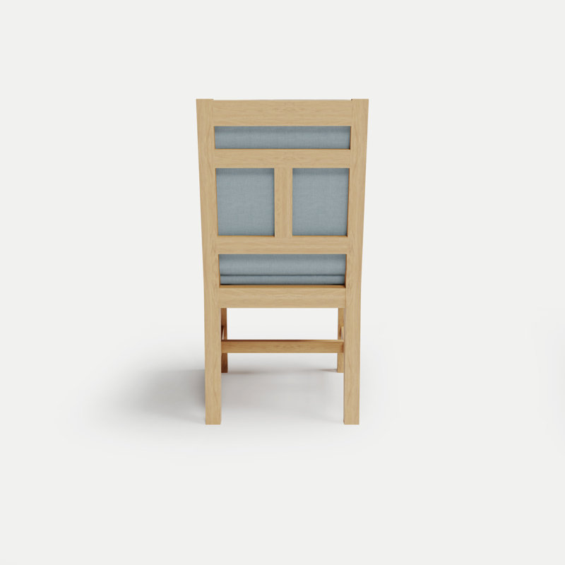 Solerno Heated Dining Armless Chair — Dove, Seaglass