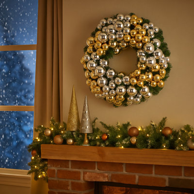 Couronne de Noël de 22 pouces