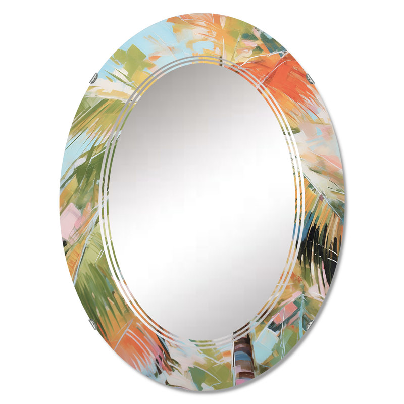 Oval Wall Mirror, Decorative Accent Mirror - Allura, 36" x 24"