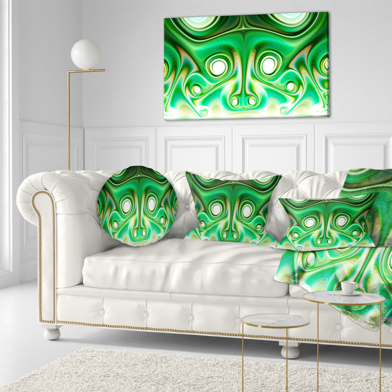Coussin lombaire en fleur éclatante Abstract