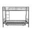 Full XL Over Queen Metal Bunk Bed with Trundle-1703953333