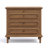 Vintage 28.3''W 3-Drawer Solid Wood Nightstand with Built-in Outlets and Pull-out Shelf, Fully Assembled-2021801617
