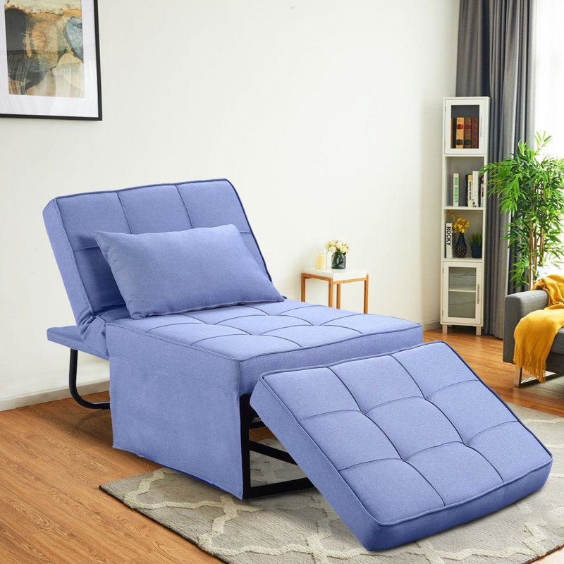 Canapé-lit 29,5 po Cimino, Bleu