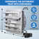 18" Wall Mounted Shutter Exhaust Fan Automatic Shutter with Thermostat and Variable Speed controller