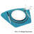 4Pcs 13" Wedge Placemat Heat Resistant Placemats