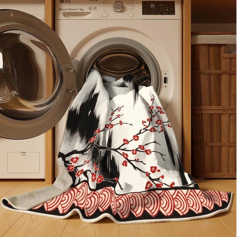 Tapis Rippled Elegance, Carré 5 pi