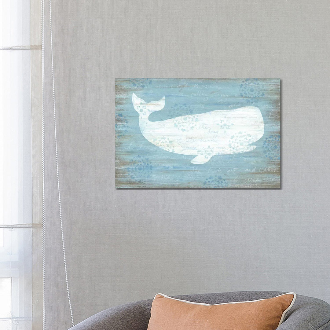 Ocean Whale by Annie LaPoint - Wrapped Canvas Gallery-Wrapped Canvas Giclée