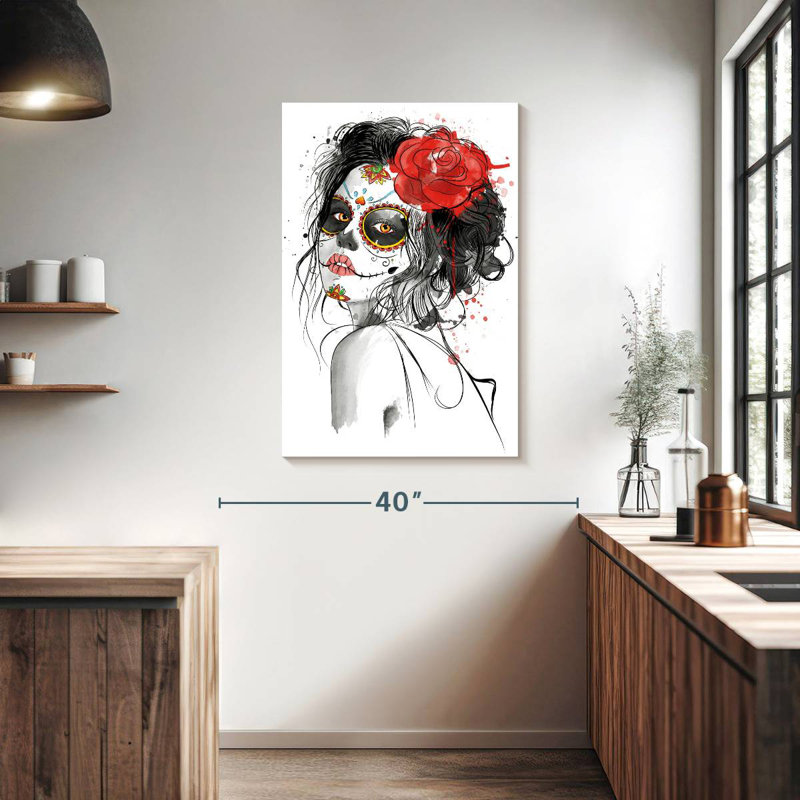 Lelend Dia De Los Muertos Beauté, H 39 po x l 26 po