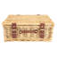 12" Wicker Hamper Basket with Lid-513052143