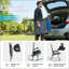 Très grande chaise de camping à bascule pliante avec accoudoirs rigides et sac de transport pour le repos extérieur-365733630