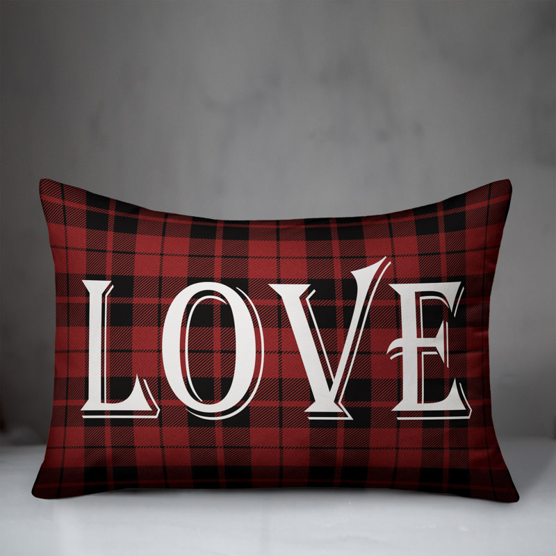 Plaid Throw Pillow