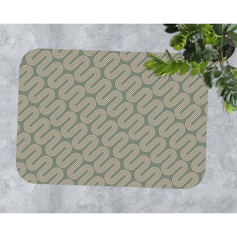 Nanie Hard Floor Rectangular Chair Mat, 70 x 100cm