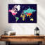 Carte du monde pastel Aliaz-107875941