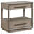 Durango 2-Drawer Nightstand Bedside Table Washed Oak-107085426