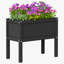 Boîte à fleurs surélevée en PEHD Nakirah-1151760288