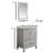 Rutland 24" Single Bathroom Vanity Set with Mirror with Sink-743192200-743192207