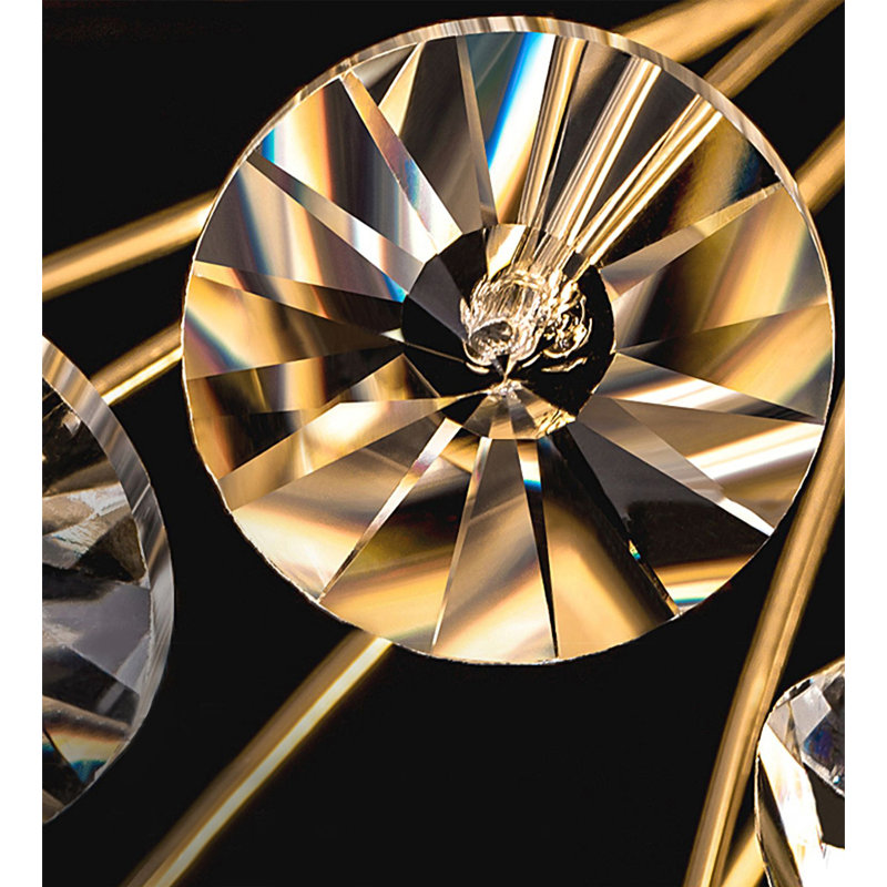 Firmina 12 - Light Dimmable Wagon Wheel Chandelier