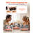 Single sided!3-Pack Small Parts Organizer 21-Compartment Organizer Box with Removable Divider