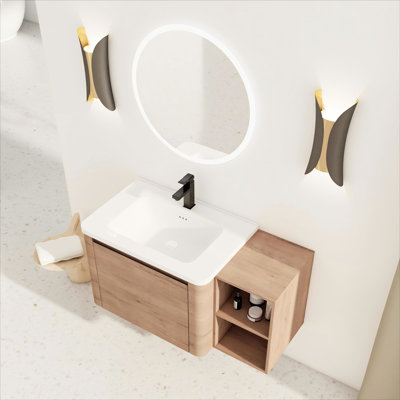 Wall Mounted With Ceramic Top