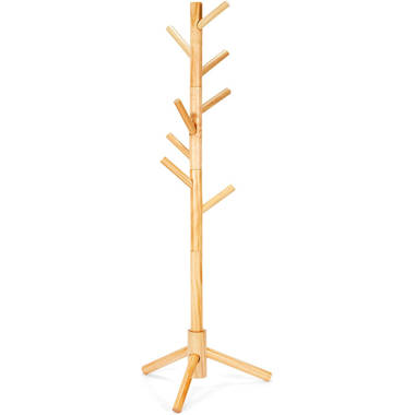 Zoomie Kids Ludgera Freestanding 4 - Hook Coat Rack